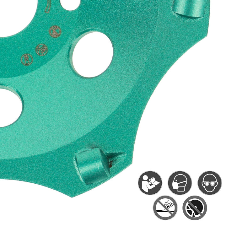 PRODIAMANT Profi PKD Diamant-Schleiftopf 125 mm x 22,2 mm 6 Segmente Diamantschleiftopf PDX829.793 f