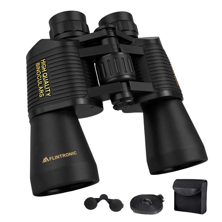 flintronic 20x50 Kompakt Fernglas, HD Fernglas Kinder Erwachsene BAK4 HD Prisma + FMC Objektiv mit T