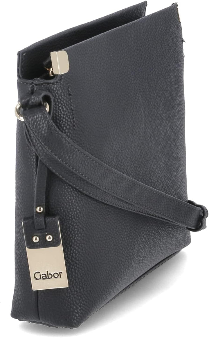 Gabor bags Gela Damen Umhängetasche Crossbody Bag Beige 25 x 6,5 x 23,5 Schwarz, 25 x 6,5 x 23,5 Sch