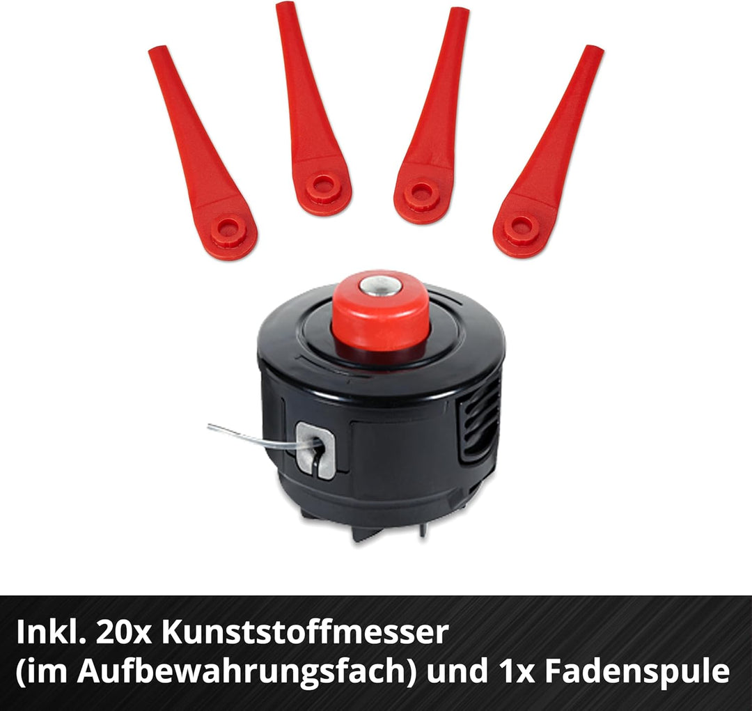 Einhell Akku-Rasentrimmer GE-CT 18/25-1 Li-Solo Power X-Change (18 V, 25 cm Schnittbreite, dreh-/nei