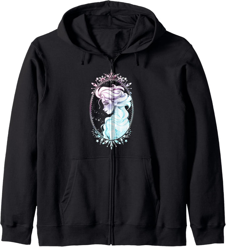 Disney Frozen Elsa Side Glance Framed In Winter Kapuzenjacke