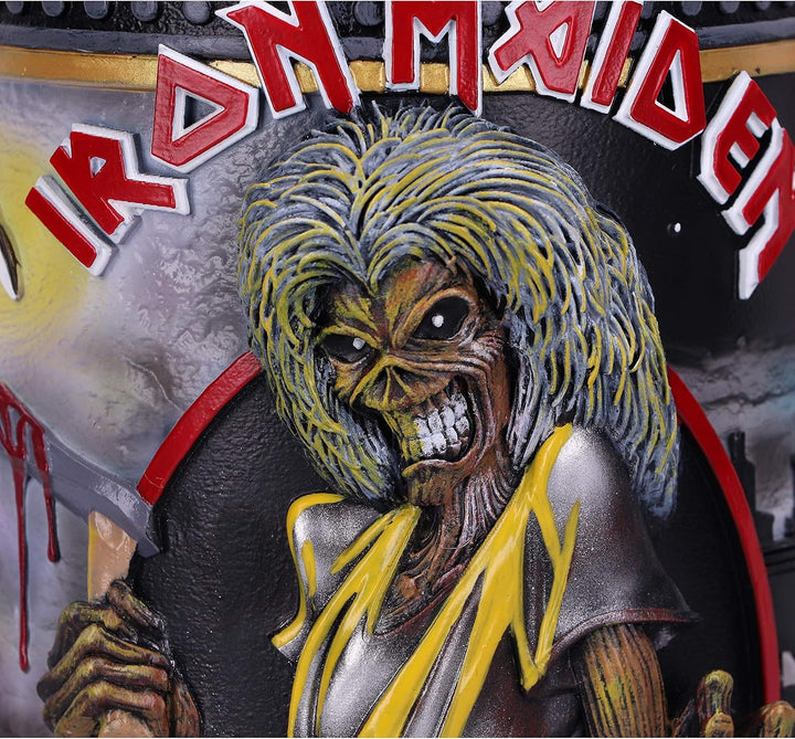 Nemesis Now Offizielles Lizenzprodukt Iron Maiden The Killers Eddie Album Bierkrug, Schwarz, 15.5cm