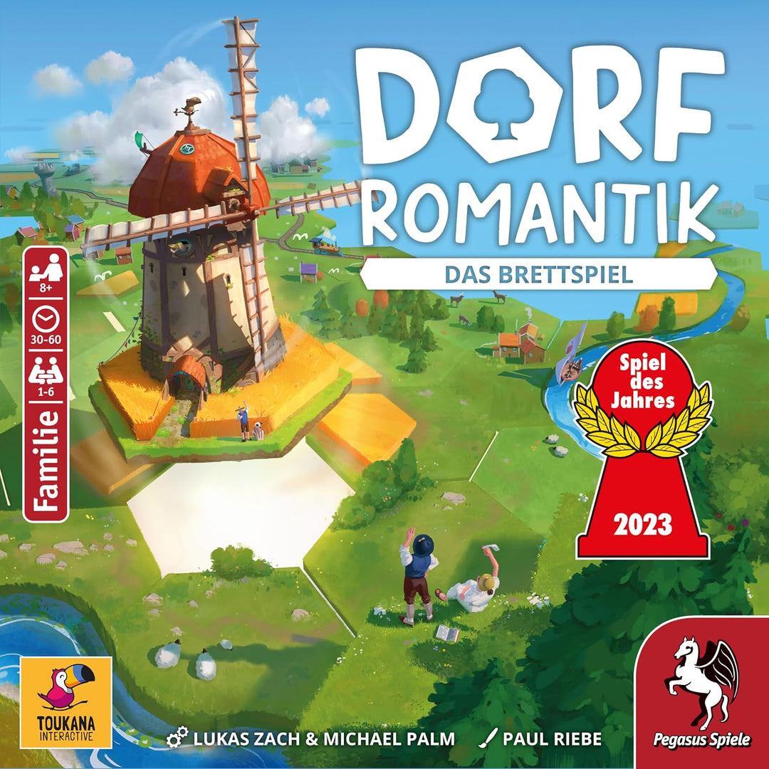 Pegasus Spiele 51240G Dorfromantik *Spiel des Jahres 2023* Brettspiele Pegasus Spiele 51240G Single,