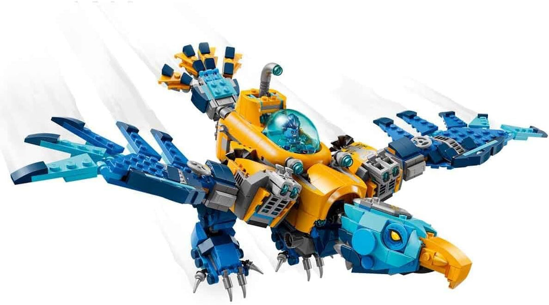 LEGO DREAMZzz 2in1 Krokodil-U-Boot - Spielzeug verwandelbar in Adler-U-Boot - inkl. 3 Minifiguren, 2