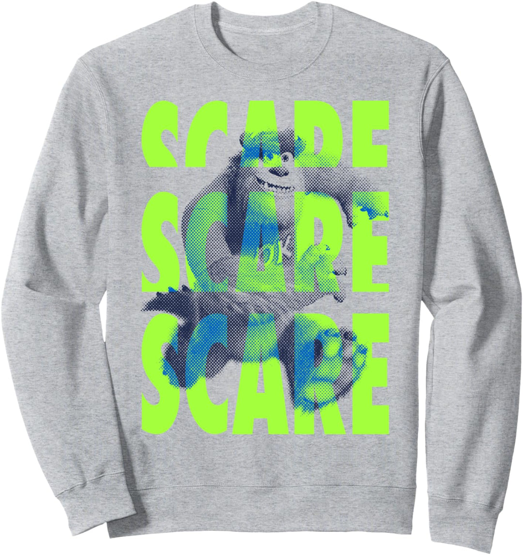Disney Pixar Monsters University Sully Scare Text Sweatshirt