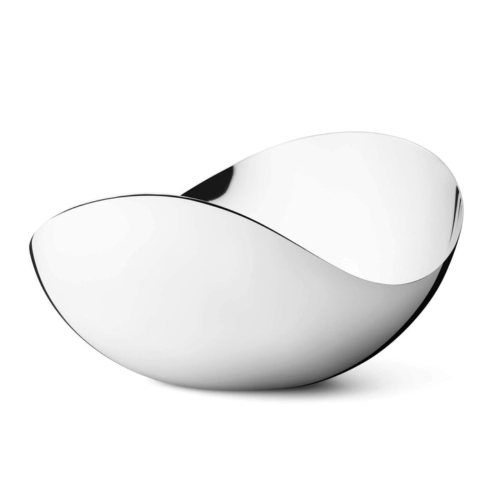 Georg Jensen Servierschale Gross, Edelstahl, Stainless Steel, 15.3 x 27.8 x 20.6 cm, L