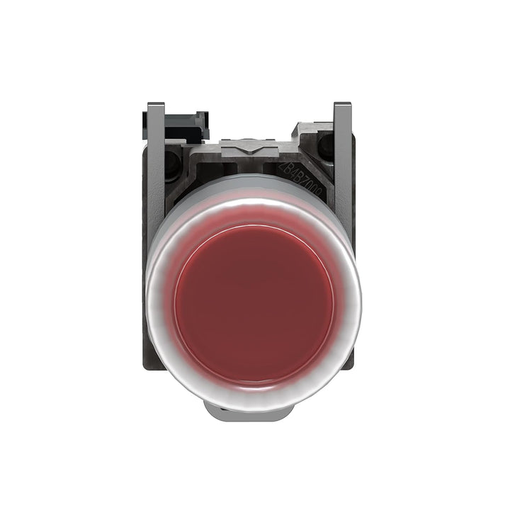 Schneider Electric Harmony XB4 Drucktaster Tafelmontage, EIN-AUS Schalter, 1-polig weiss, weiss
