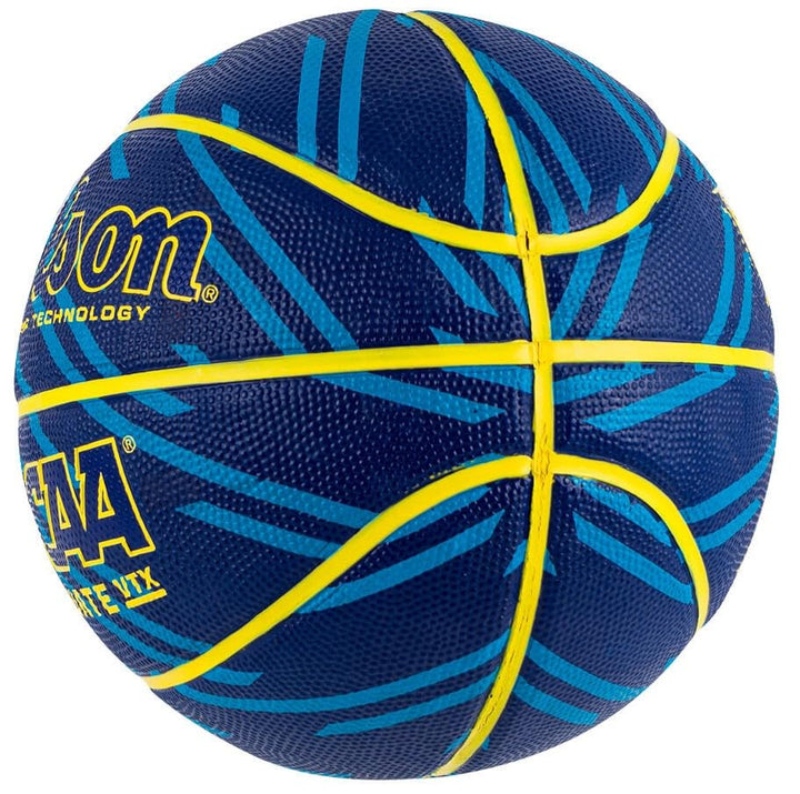 Wilson NCAA Outdoor-Basketbälle – 74,9 cm, 72,4 cm, 70,5 cm VTX erhöhen Size 7 - 29.5" Orange/Abendr