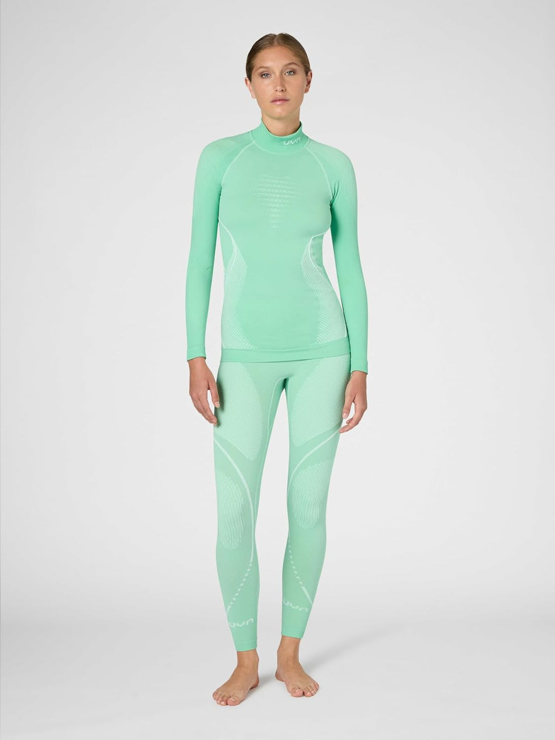 UYN Damen Evolutyon Langarmshirt (1er Pack) M Light Green/White/White, M Light Green/White/White