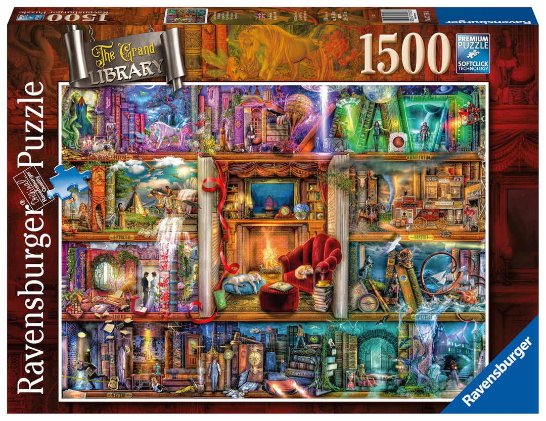 Ravensburger - The Grand Library 1500p (10217158) Einzelbett, Einzelbett