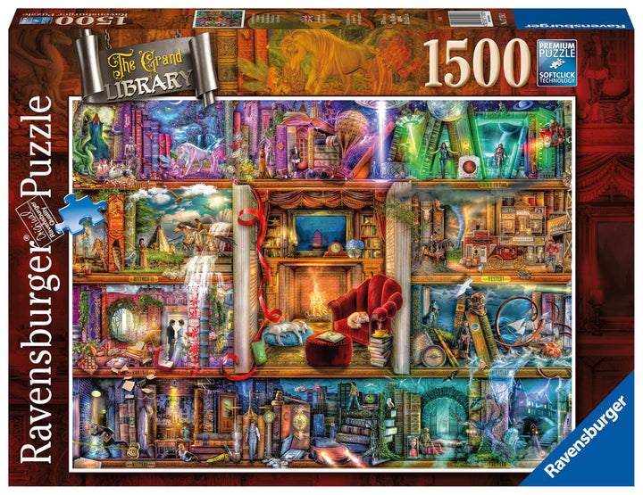 Ravensburger - The Grand Library 1500p (10217158) Einzelbett, Einzelbett