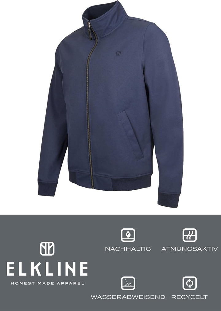 ELKLINE Herren Softshelljacke Softwear Blouson S Darkblue, S Darkblue