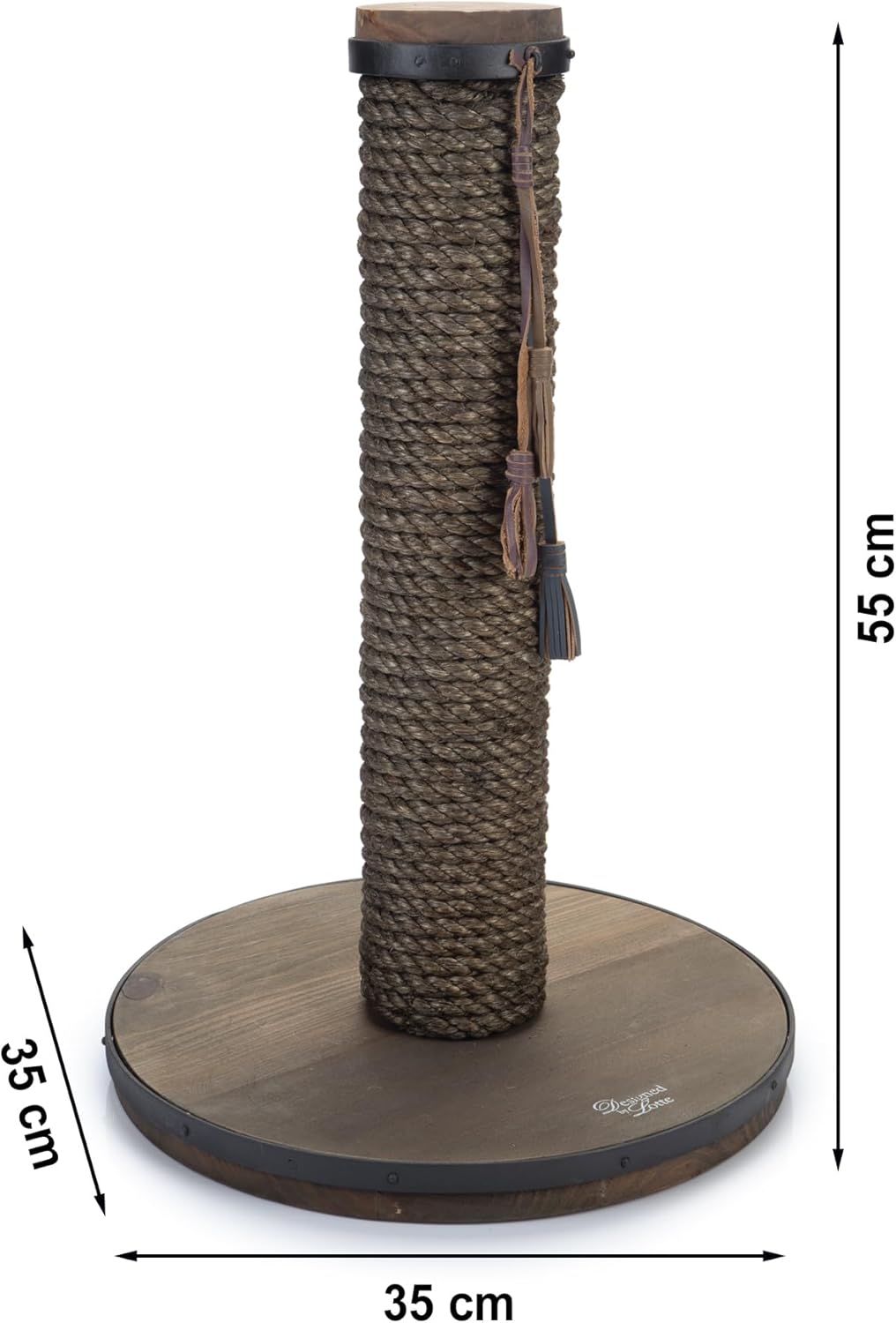 Designed by Lotte Kratzbaum Lumpra L: 35 cm B: 35 cm H: 55 cm braun