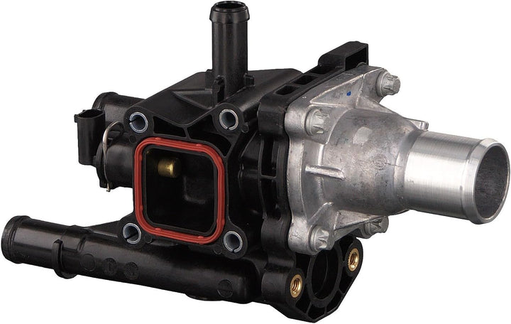 febi bilstein 49190 Thermostat mit Gehäuse, Dichtung und Temperaturschalter , 1 Stück
