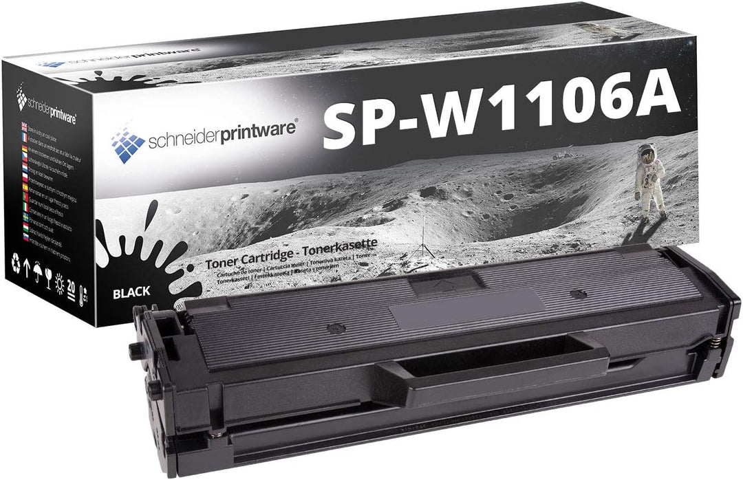 Schneider Printware Toner 50% höhere Reichweite kompatibel zu HP 106A für HP Laser 107 a w MFP 135 a