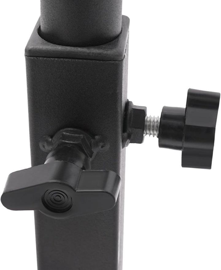 C-förmiger Beistelltisch höhenverstellbar 45–80cm, drehbare & neigbare Tischplatte, Sofatisch Nachtt