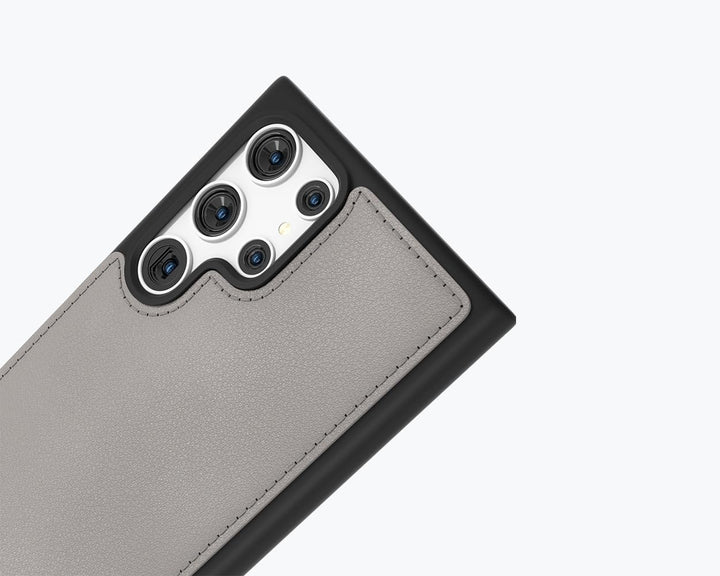 Snakehive Metro Lederhülle für Samsung Galaxy S23 Ultra || Echtleder Handyhülle mit Standfunktion ||