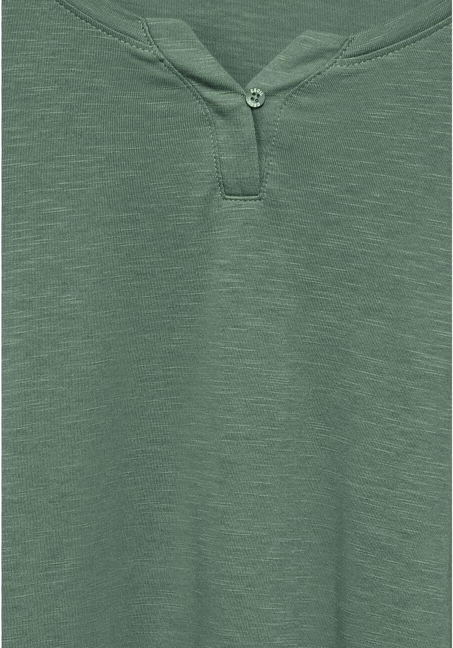 Cecil Damen T-Shirt M Raw Salvia Green, M Raw Salvia Green