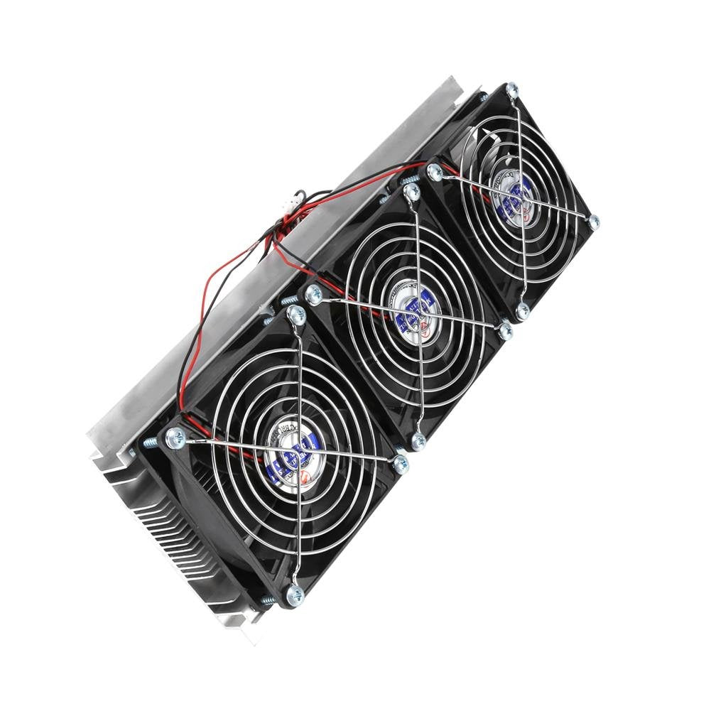 Oumefar 180W Thermoelektrisches Peltier Kühlung Cooler Kit Luftkühlgerät Kühlsystem Modul für die Pl