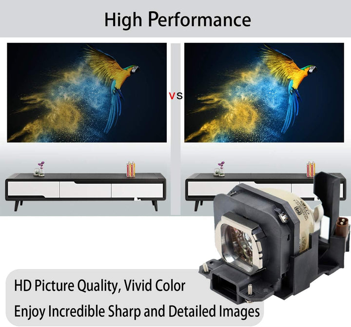 Aimdio ET-LAX100 Beamer Ersatzlampe für PANASONIC PT-AX200 PT-AX200E PT-AX200U PT-AX100 PT-AX100E PT