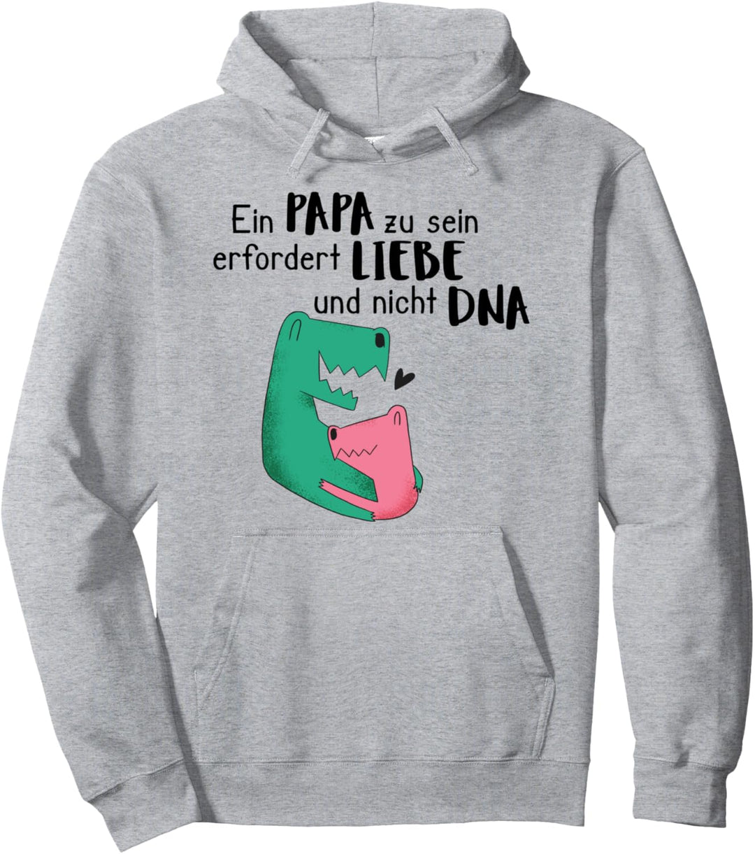 Stiefpapa Bonus Papa Ein Papa zu sein erfordert Liebe Dino Pullover Hoodie