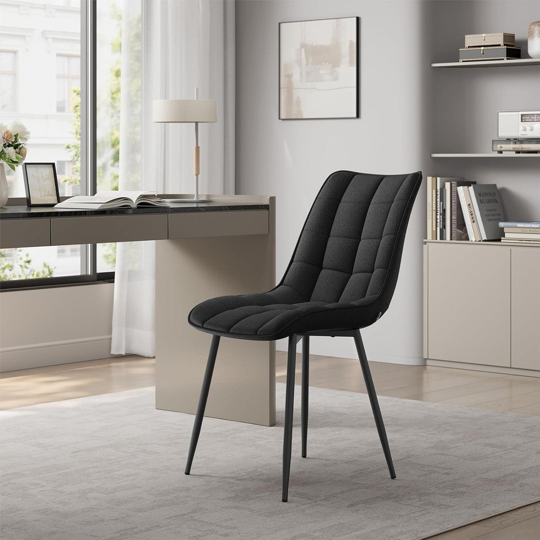 WOLTU Esszimmerstühle 2er Set, für Wohnzimmer Küche Esszimmer, Küchenstühle gepolstert mit Rückenleh