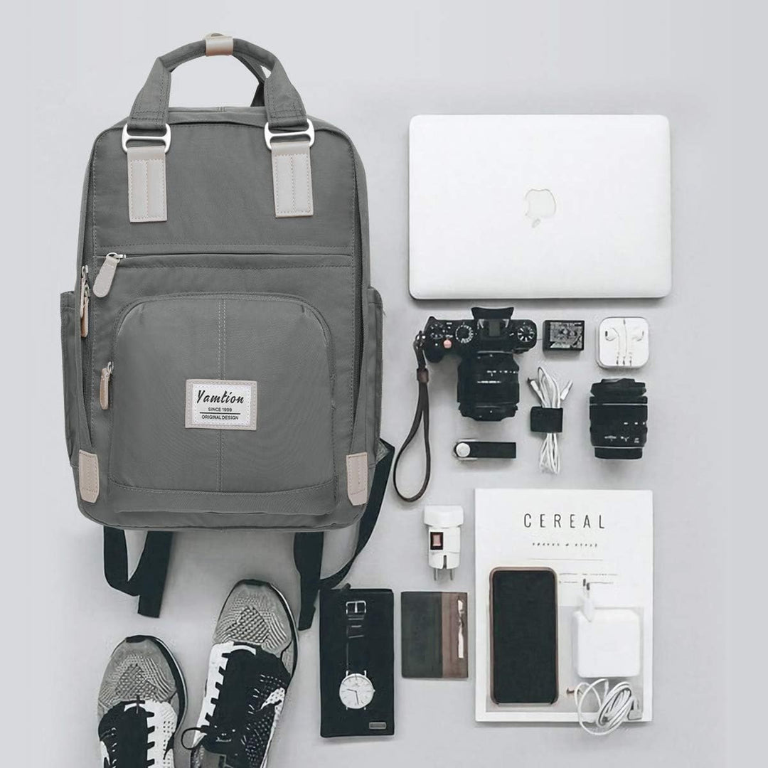 YAMTION Rucksack Laptop Damen und Herren,Schulrucksack für Jungen und Mädchen,Rucksack Frauen Rucksa