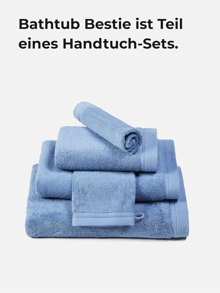 Sowel® Premium Badetuch 100x150 cm, Handtuch aus 100% Bio-Baumwolle, Hergestellt in Portugal, Tauben