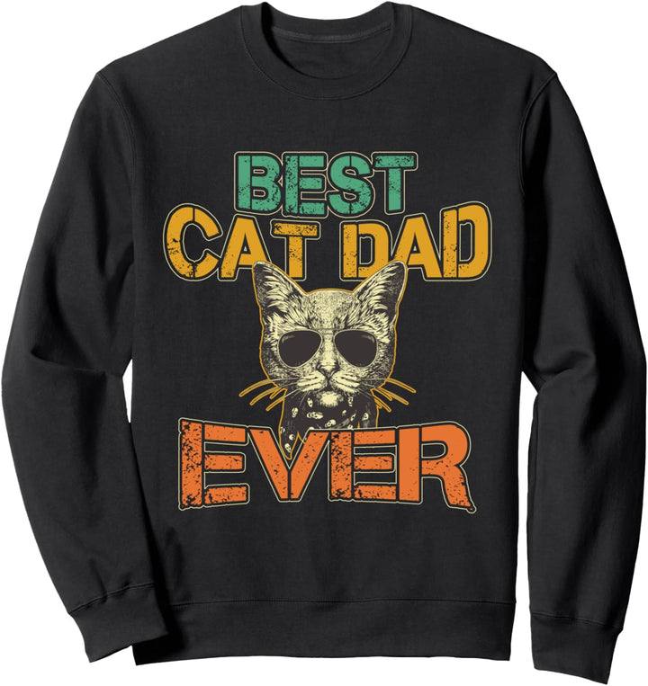 Cat Daddy Bester Katzenvater Ever Vatertag Sweatshirt