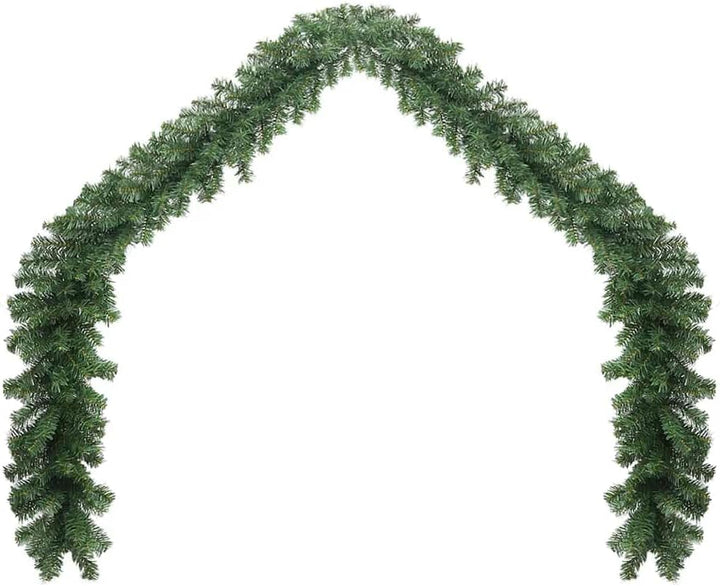 vidaXL Weihnachtsgirlande PVC 10m Tannengirlande Türgirlande Weihnachtsdeko 10 m