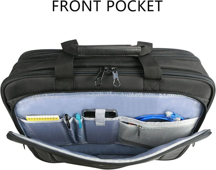 KROSER Laptop Tasche XXL 18,5 Zoll Schultertaschen Business Aktentasche Passt Bis Zu 18 Zoll Wassera