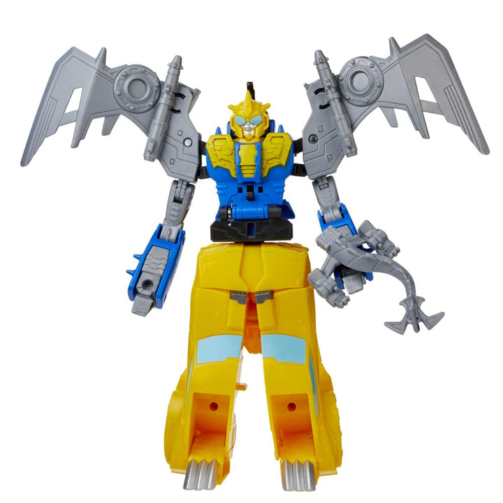 Transformers Bumblebee Cyberverse Adventures Spielzeug Dino Combiners Bumbleswoop 2er-Pack Figuren,