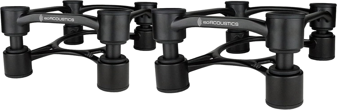 IsoAcoustics Aperta-Serie mit Lautsprecherstativen, schwingungsdämpfend, mit einstellbarer Neigung: