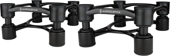IsoAcoustics Aperta-Serie mit Lautsprecherstativen, schwingungsdämpfend, mit einstellbarer Neigung: