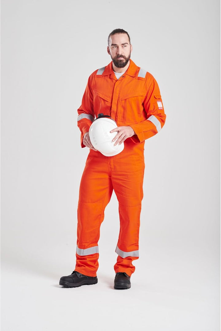 Portwest FR21 Leichter Anti-Statik Flammenresistenter Overall Orange 3XL, Orange 3XL