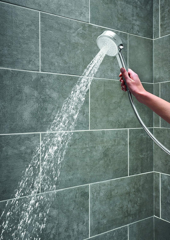 Grohe 27588002 Tempesta Cosmopolitan 100 Wandhalterset 3 Strahlarten, Chrom Wandhalterset 3 Strahlar
