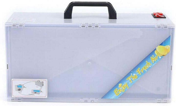 HINOPY 3m³/min Airbrush, 25W Mini Absauganlage Spritzkabine Lackierkabine Sprühbox Für Farbnebel Aus