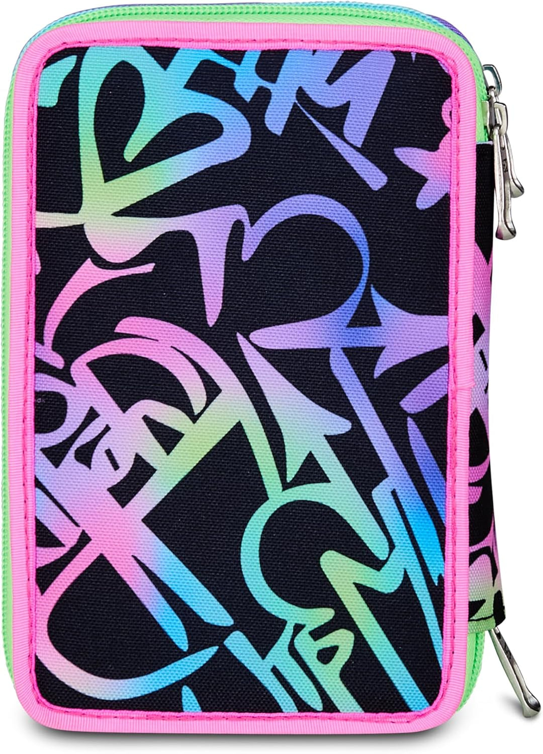 Seven Federmäppchen, Mäppchen, Mehrfarbig, Federtasche für Schreibwaren, Etui komplett mit Bleistift