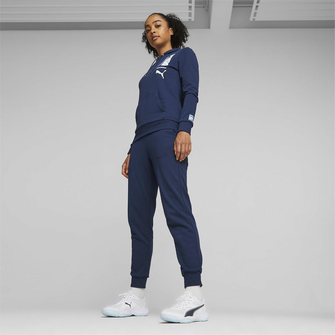 PUMA Unisex Solarflash Ii Indoor Court Shoe 38.5 EU Puma White Nitro Blue Shadow Gray, 38.5 EU Puma