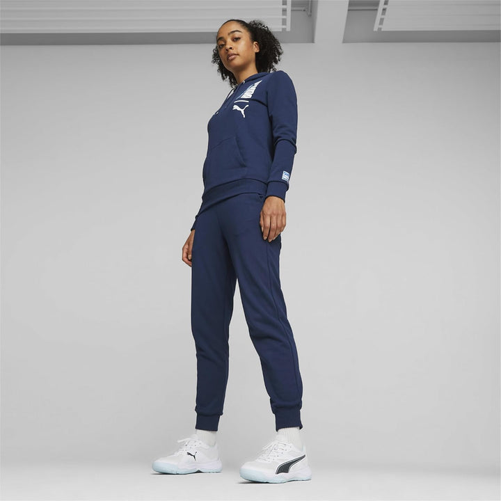 PUMA Unisex Solarflash Ii Indoor Court Shoe 38.5 EU Puma White Nitro Blue Shadow Gray, 38.5 EU Puma
