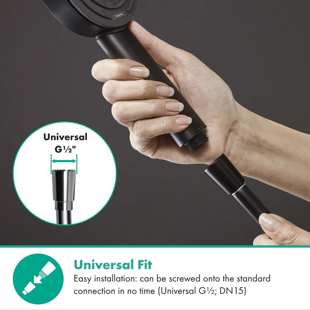 hansgrohe Isiflex - universal Duschschlauch 1,25m, mit Verdrehschutz, flexibler Brauseschlauch mit K