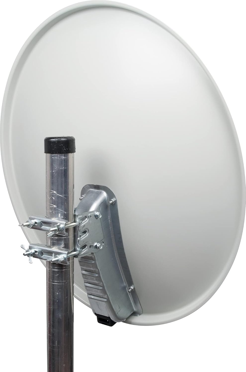 Schwaiger SPI621.0 Aluminium SAT-Spiegel, (Durchmesser 62 cm) Hellgrau, Hellgrau
