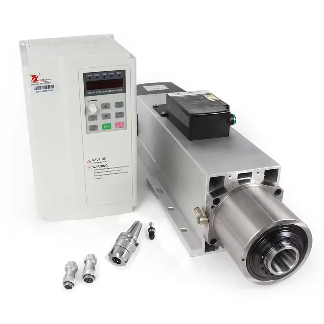 RATTMMOTOR CNC Spindel Kit, 4.5Kw ATC Automatischer Werkzeugwechsel-Spindelmotor BT30 220V Luftkühlu