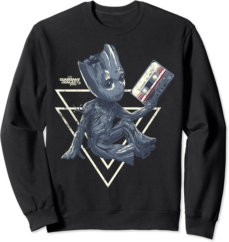 Marvel Guardians Of The Galaxy Vol 2 Groot Mixtape Sketch Sweatshirt