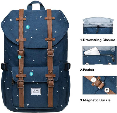 KAUKKO Ep5 Rucksack für Herren Tille Unique Blau (Ep5-12), Tille Unique Blau (Ep5-12)