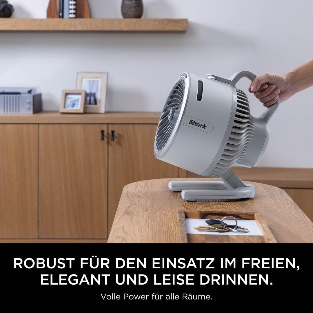 Shark FlexBreeze HydroGo Starker Ventilator mit Sprühnebel, Kühlung für drinnen & draussen, leise &