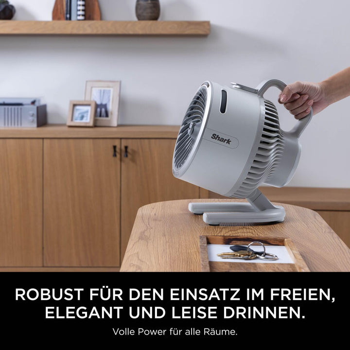 Shark FlexBreeze HydroGo Starker Ventilator mit Sprühnebel, Kühlung für drinnen & draussen, leise &