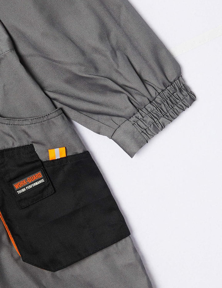 Result R321x Work-Guard Lite Overall 4XL Mehrfarbig (Grau / Schwarz / Orange), 4XL Mehrfarbig (Grau