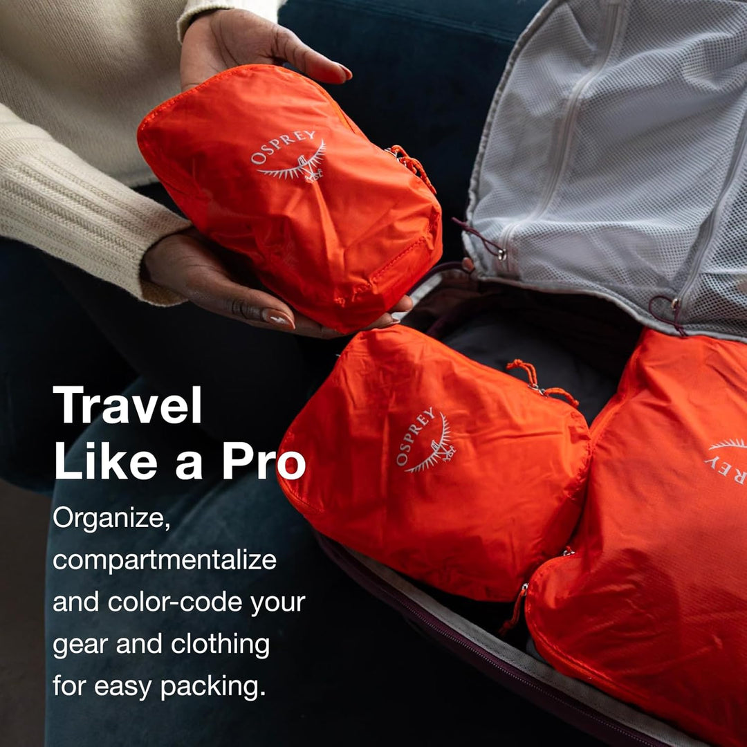 Osprey Ultralight Packwürfel Mars Orange S - Fassungsvermögen 2L, Mars Orange S - Fassungsvermögen 2