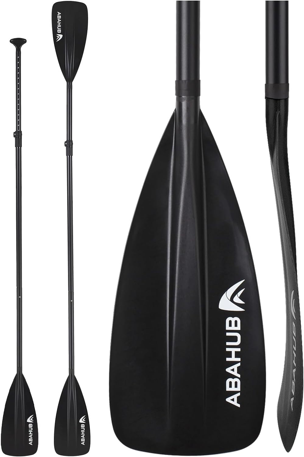 Abahub SUP Paddel / 2 in 1 Sup Kajak Paddel Aluminium Einstellbares Stand Up Paddle für Paddleboard,